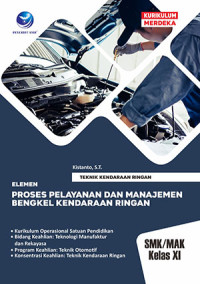 Image of Teknik Kendraan Ringan Elemen Proses Pelayanan dan manajemen bengkel kendaraan Ringan kls XI